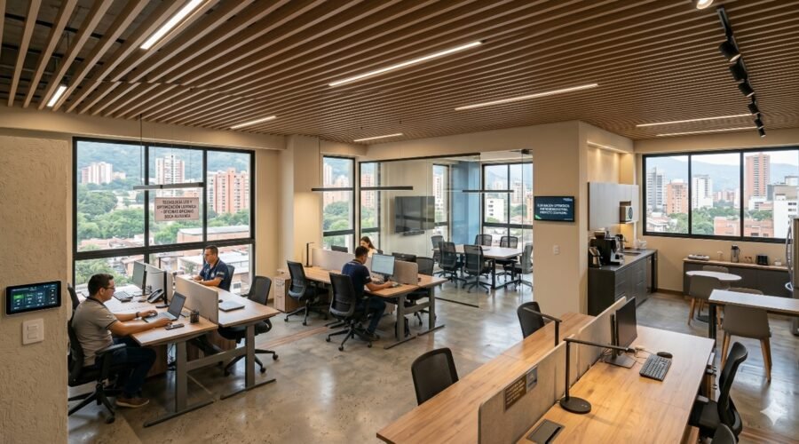 Optimización de Iluminación LED Para Oficinas en Bucaramanga